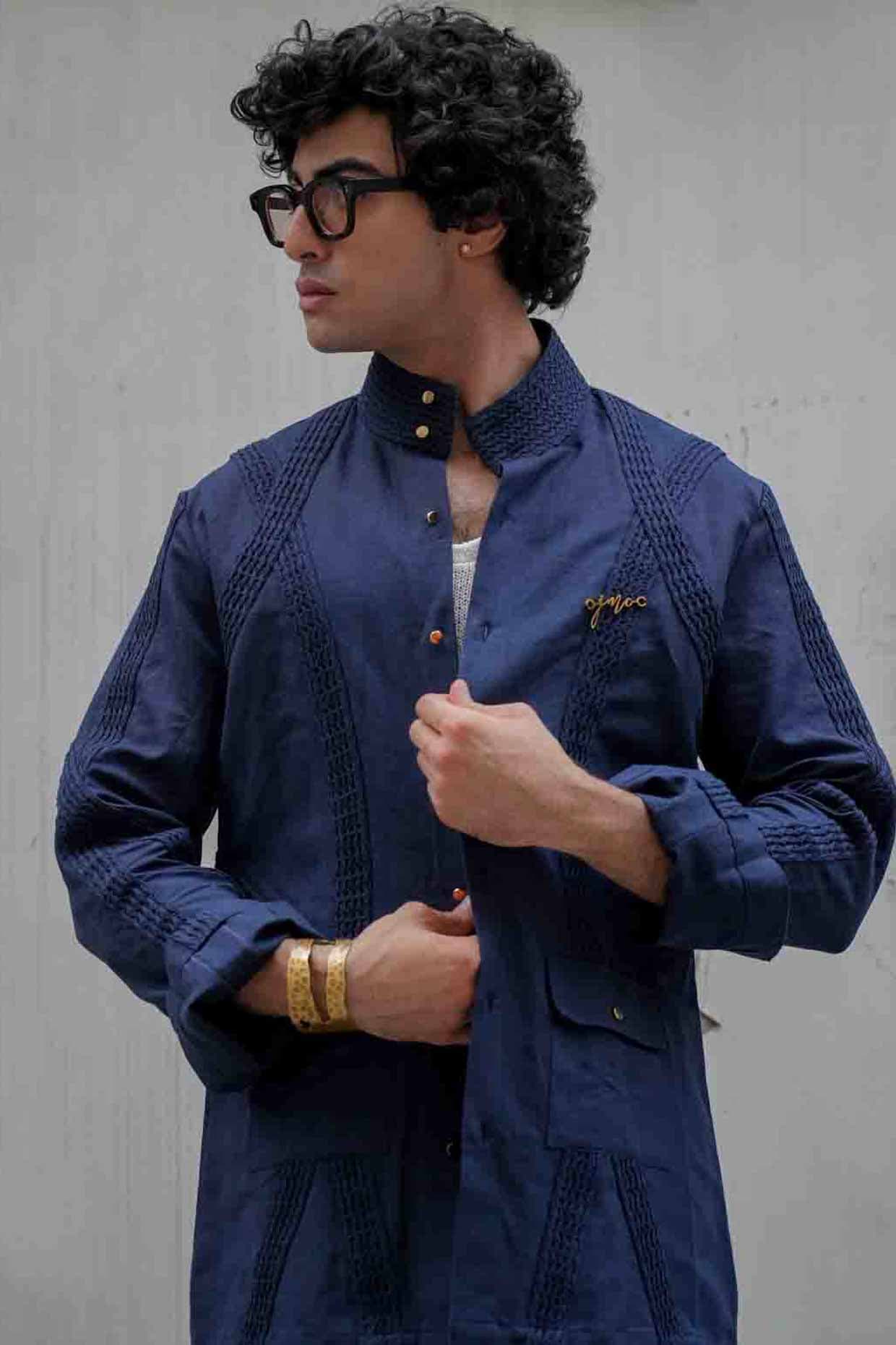 Midnight 11 Overshirt Set — detail