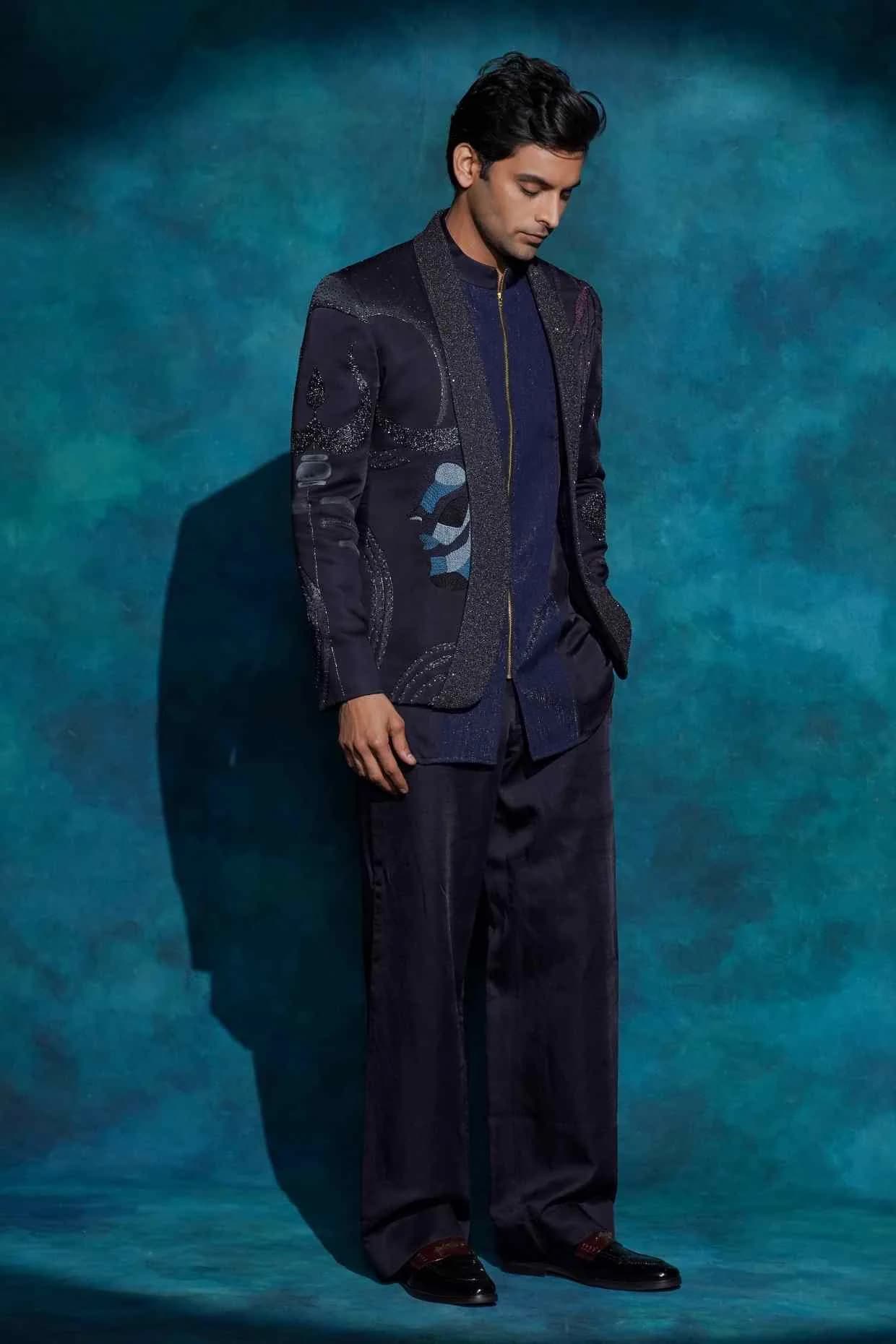Neel Kaal — Blue-black bandhgala