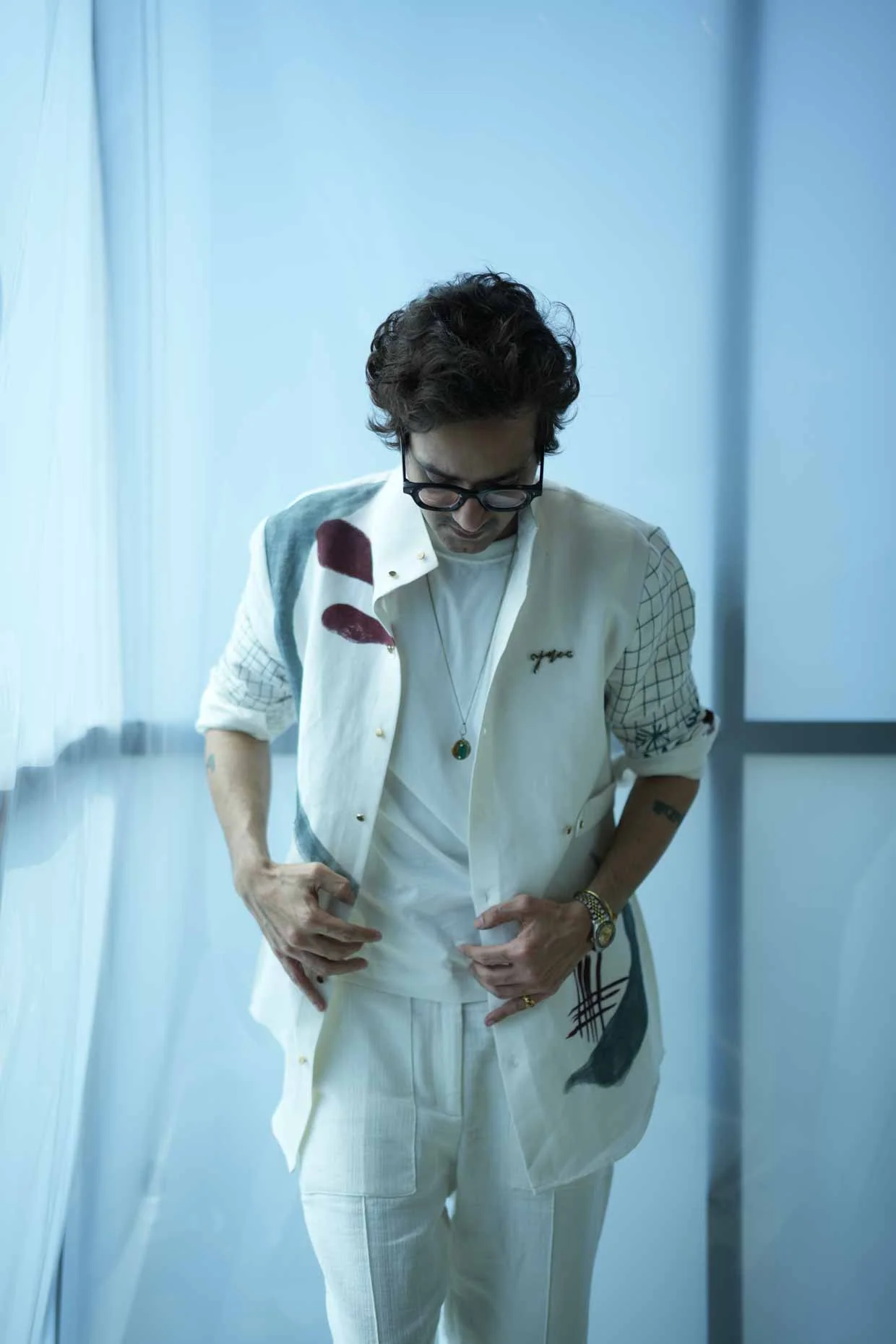 The Holiday Overshirt Set — detail