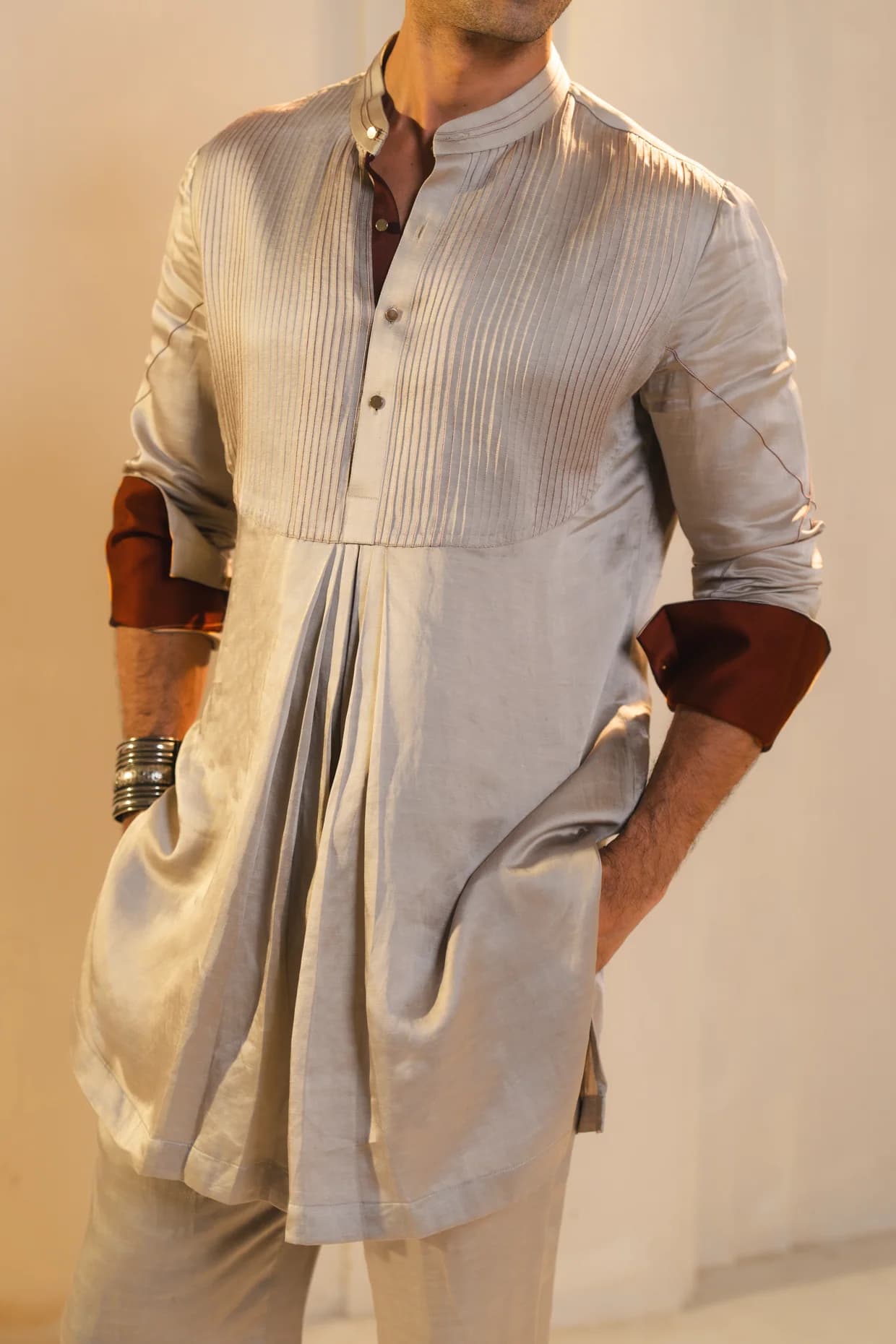 SAMUDRA KURTA SET — detail